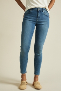 Lanius High-Waist Jeans GOTS blue denim