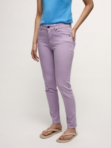High Waist Jeans GOTS light lilac